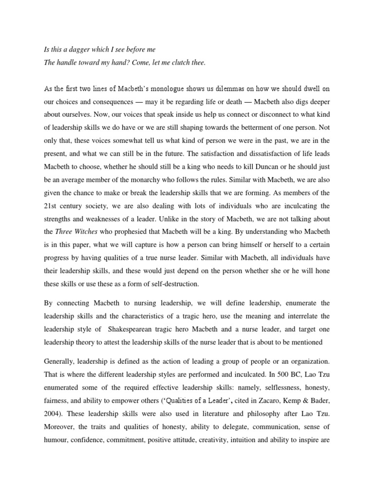 How is macbeth viewed as a leader in battle act 1 scene 2 image