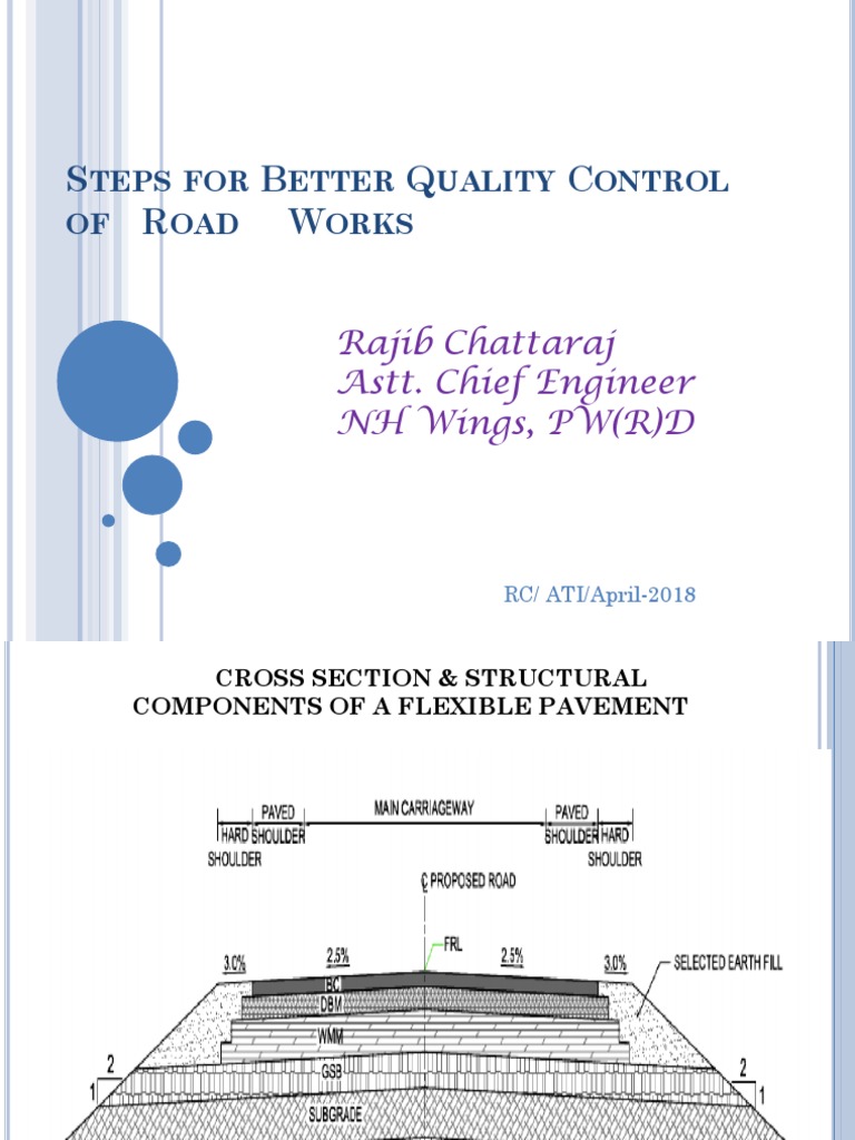 Steps For Better Quality Control of Road Works | PDF | Asphalt | Drainage