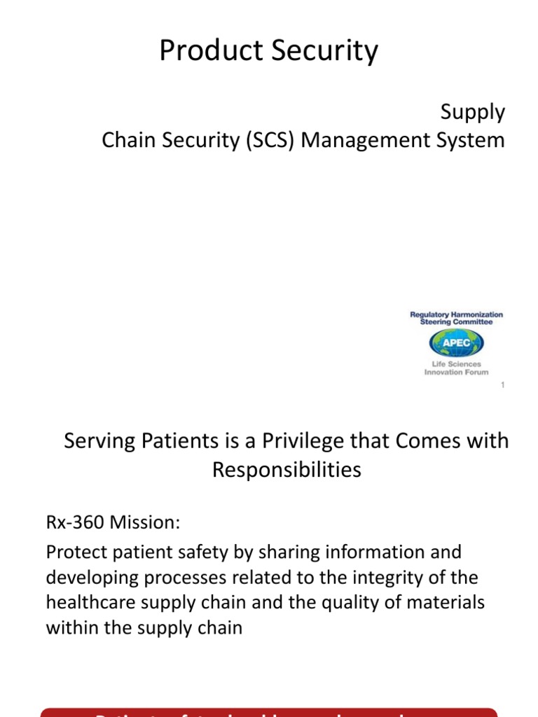 Supply Chain Security Management Overview | PDF | Supply Chain ...