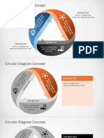 Circular Diagram Concept: Sample Text Sample Text