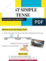 Past Simple Tense: Presentation by Sebastian L