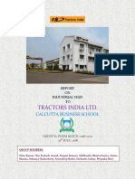 Tractors India LTD.: Calcutta Business School