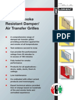 Fire and Smoke Resistant Damper/ Air Transfer Grilles: Ci/Sfb (32.5) X (K2)