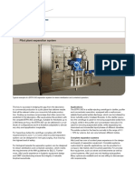 BTPX 305 pilot plant separation system