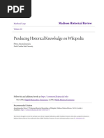 Producing Historical Knowledge On Wikip PDF