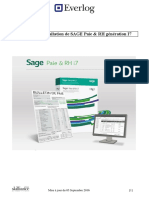 Procédure D Installation de SAGE Paie & RH Génération I7