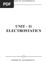 NEET UG Physics Electrostatics MCQs PDF