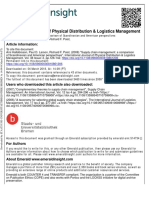 Supply Chain Management A Comparison of Scandinavian and American Perspectives