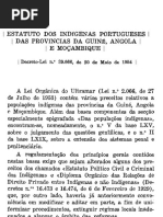 Estatuto Dos Indfgenas Portugueses