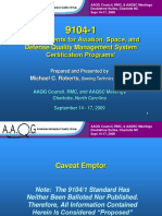 Requirements For Aviation, Space, and Defense Quality Management System Certification Programs