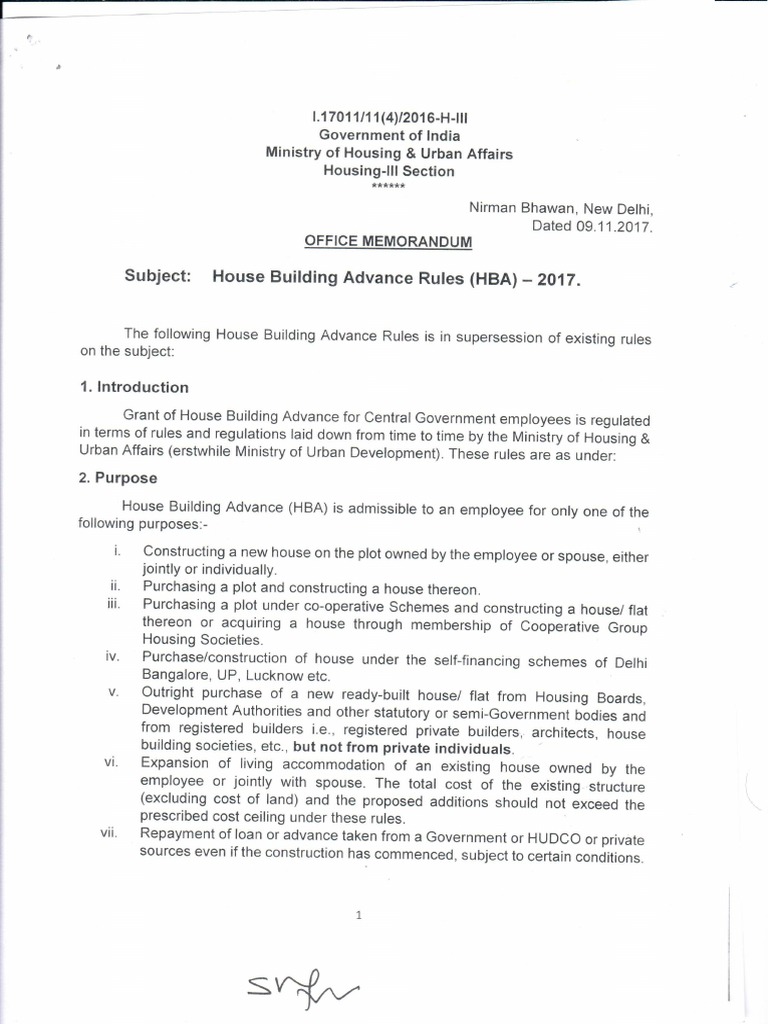 HBA Rules 2017 PDF | PDF