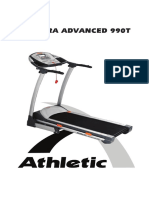 Manual Athletic Esteira Advanced 990T PDF