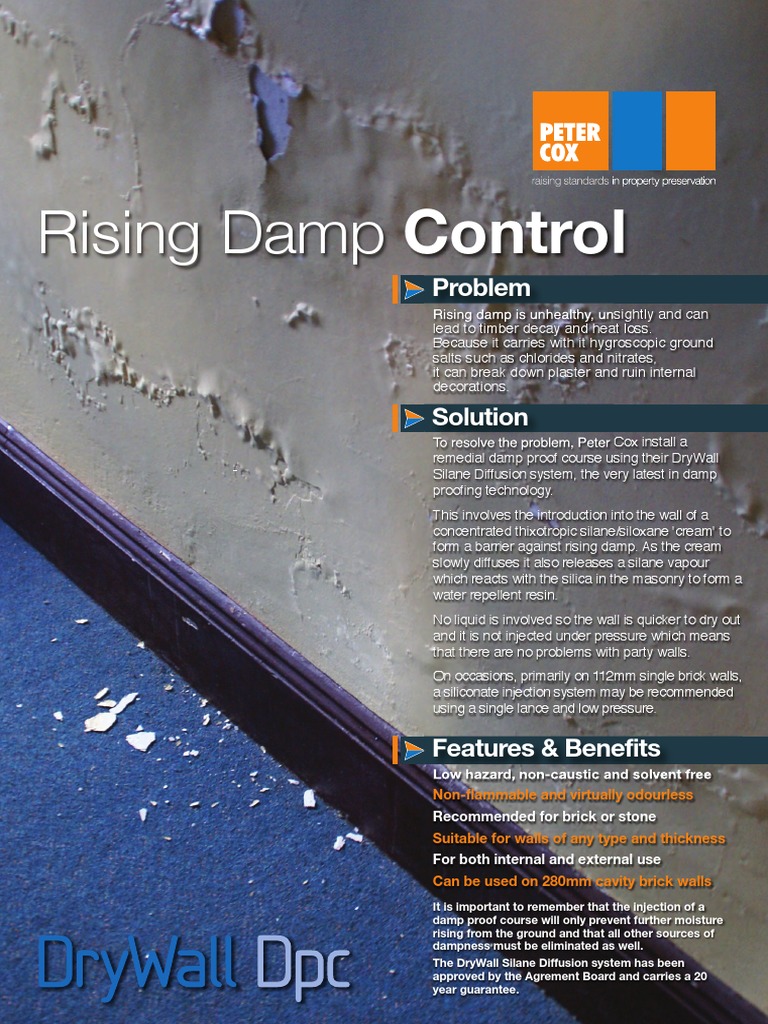 Drywall Damp Proofing PDF PDF Drywall Civil Engineering