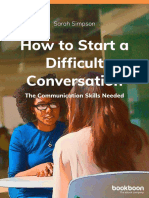 How To Start A Difficult Conversation