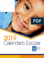 calendario escolar 2019