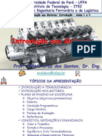 Introdução Aos Motores - Aulas 1 a 4 - Introdução - 2019 - 2 - Prof. Dr. Eraldo Cruz dos Santos (UFPA)