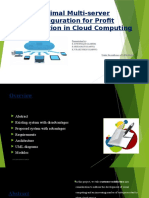 Optimal Multi-Server Configuration For Profit Maximization in Cloud Computing