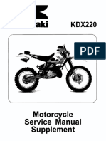 Manual Serviço KDX220