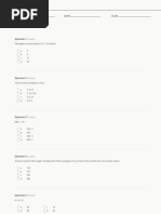 Number Theory Quiz - Schoology