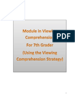 Table of Contents For My Module