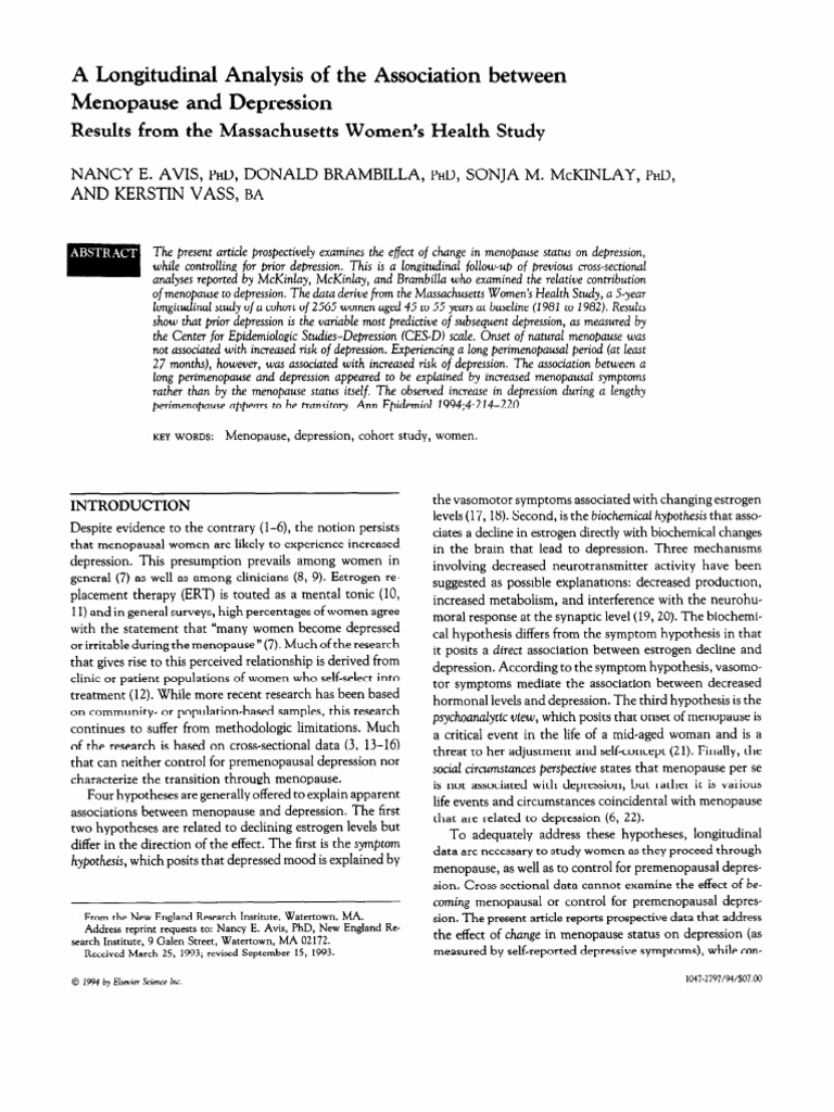 Menopause PDF PDF Menopause Hormone Replacement Therapy