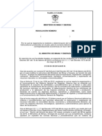 Resolución de Medición de Hidrocarburos en Colombia