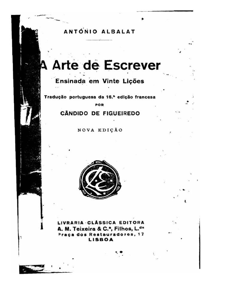 A Arte de Escrever | PDF