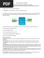 Data: Data Is A Raw Material of Information. Information: Proper Collection of The Data Is Called Information