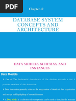 Database System Concepts and Architecture: Chapter - 2