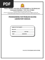 C Programming Manual