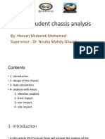 Formula Student Chassis Analysis PDF