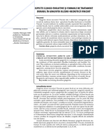 Aspecte Clinico Evolutive Si Formule de Tratament Durabil in Gingicita Ulcero Necrotica Vincent