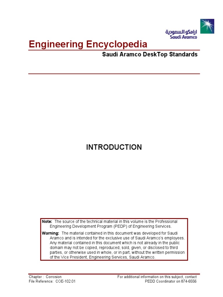 Engineering Encyclopedia: Saudi Aramco Desktop Standards | PDF ...