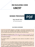 UBC97 Seismic Provisions Summary