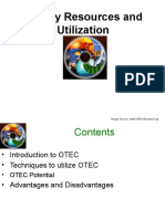 Energy Resources and Utilization