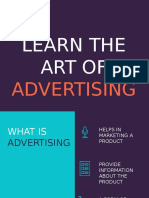 Learn The Art Of: Advertising