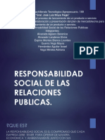 La Responsabilidad Social de Las Relaciones Publicas