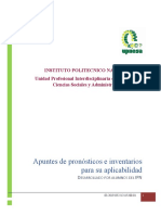 Apuntes de Pronósticos e Inventarios para Administradores Industriales Mayo 2019