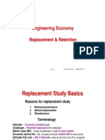 Engineering Economy Replacement & Retention