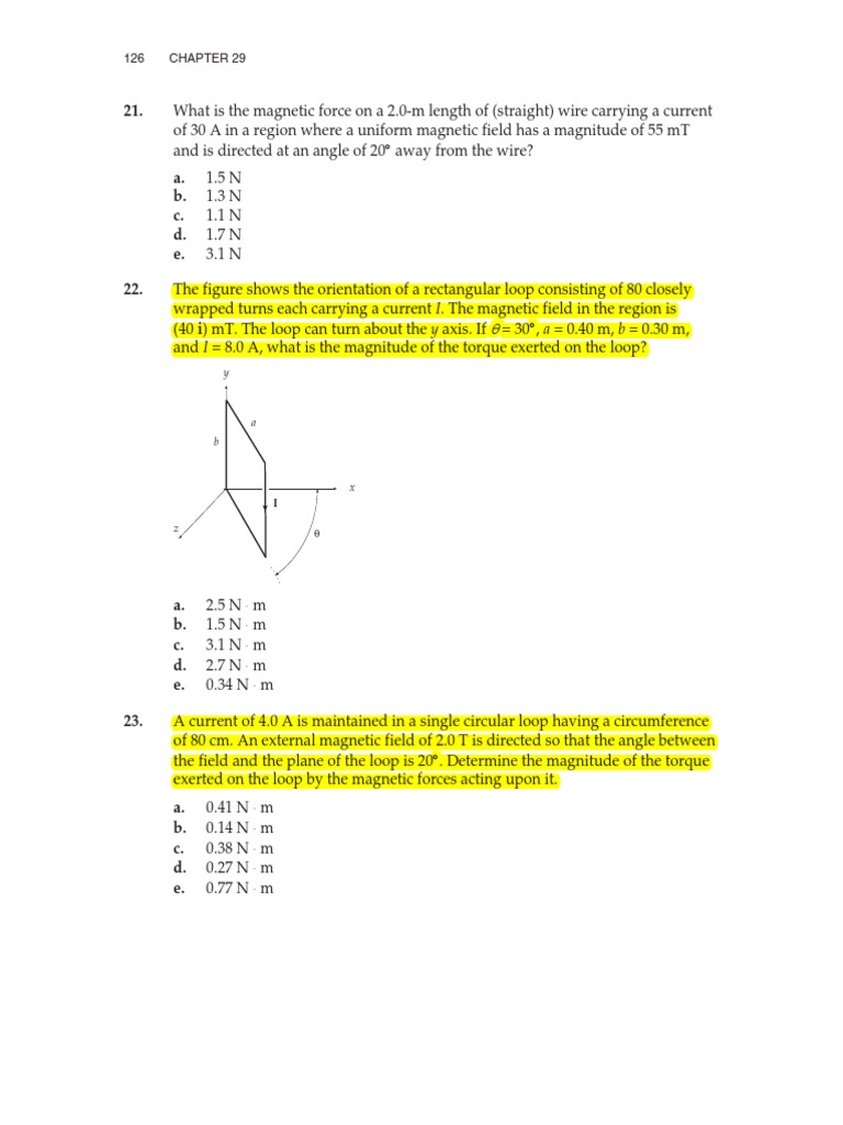 Ejercicios Campos Magneticos Magnetic Field Electronvolt