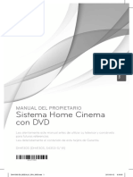 Sistema Home Cinema Con DVD: Manual Del Propietario