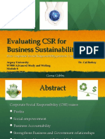 CSR For Business Sustainability