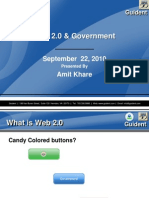 Web 2.0 & Government: September 22, 2010 Amit Khare