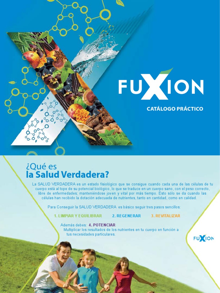 Catalogo Fuxion 2014 Web Pdf Especialidades Medicas Bienestar