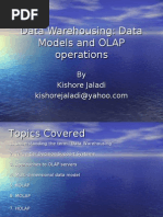 Data Warehousing: Data Models and OLAP Operations