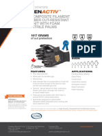 Activ: Composite Filament Fiber Cut-Resistant Knit With Foam Nitrile Palms