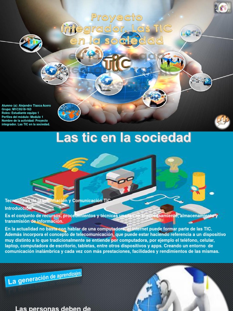 Las Tic en La Sociedad | PDF | Tecnología de información y ...