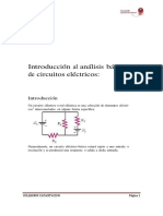 Introducción al análisis básico de circuitos eléctricos