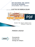 Temas Selectos de Energía Solar