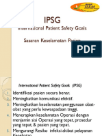 International Patient Safety Goals Sasaran Keselamatan Pasien